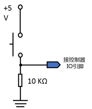 下拉电阻电路图